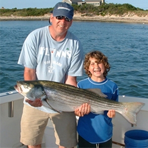 striped bass fishing montauk